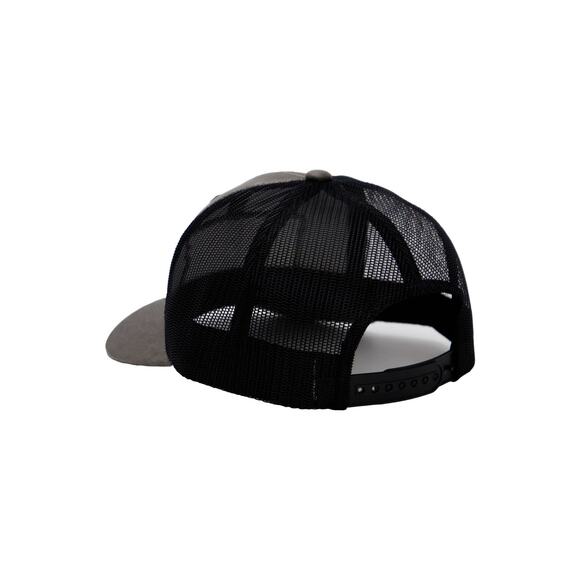 Rifle American Flag Oiled Faux Leather Trucker Hat:‎ Black - Picture 5 of 11
